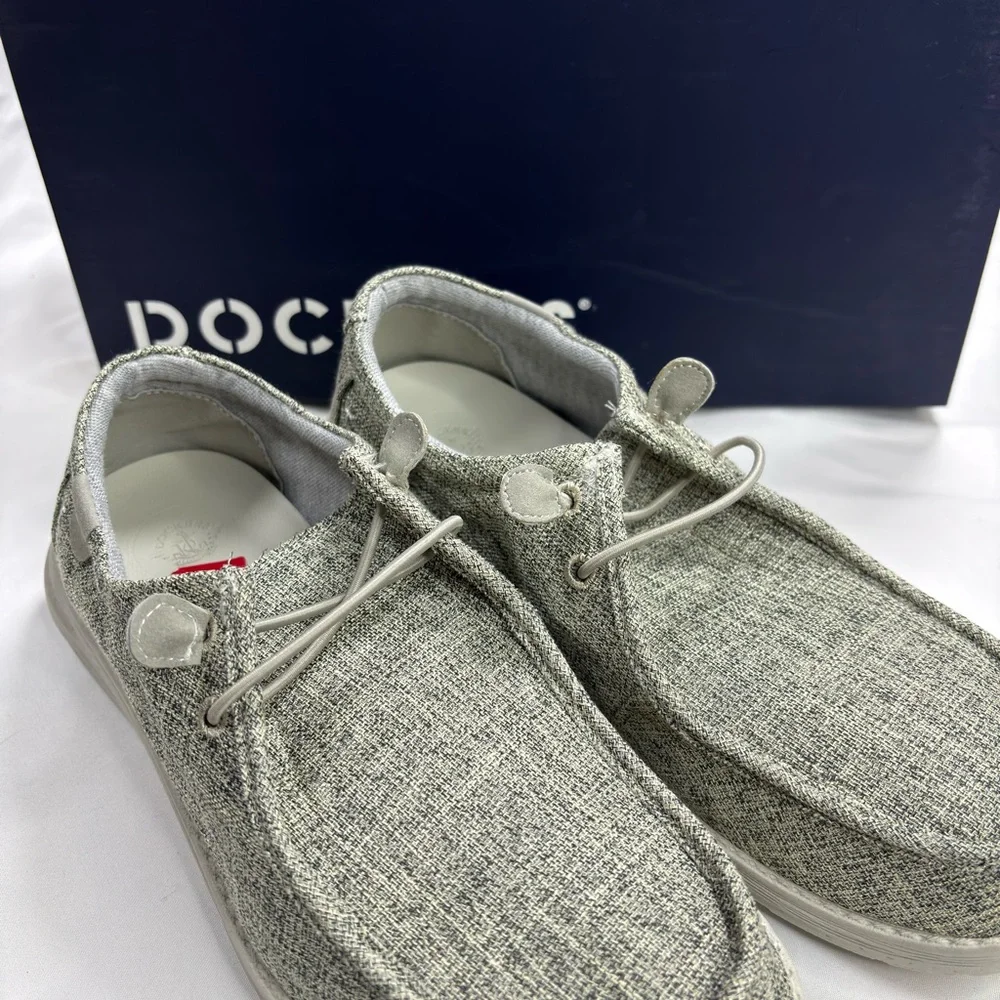 Dockers Men's Farley Slip On Casual‎ Cement NWB SIZE 7